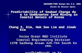 Predictability of Seabed Change due to Underwater Sand Mining in Coastal Waters of Korea Predictability of Seabed Change due to Underwater Sand Mining.