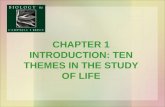 CHAPTER 1 INTRODUCTION: TEN THEMES IN THE STUDY OF LIFE.