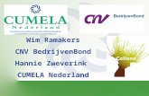 Wim Ramakers CNV BedrijvenBond Hannie Zweverink CUMELA Nederland.