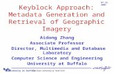 University at BuffaloThe State University of New York Keyblock Approach: Metadata Generation and Retrieval of Geographic Imagery Aidong Zhang Associate.