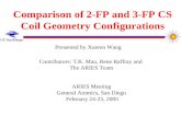 Comparison of 2-FP and 3-FP CS Coil Geometry Configurations Contributors: T.K. Mau, Rene Raffray and The ARIES Team ARIES Meeting General Atomics, San.