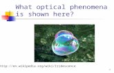 1 What optical phenomena is shown here? .