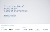 International education competitiveness Ainslie Moore Universities Australia.