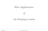Fall 2006Costas Busch - RPI1 More Applications of the Pumping Lemma.
