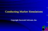 Conducting Market Simulations Copyright Sawtooth Software, Inc.