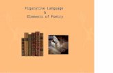 Figurative Language & Elements of Poetry. Allegory a story, poem, or picture which can be interpreted to reveal a hidden meaning.