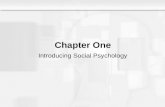 Social Psychology Alive, Breckler/Olson/Wiggins Chapter 1 Chapter One Introducing Social Psychology.