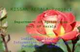 KISSAN KERALA-Project Department of Agriculture Govt of Kerala in collaboration with Indian Institute of Information Technology and Management -Kerala.
