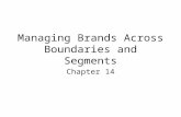 Managing Brands Across Boundaries and Segments Chapter 14.