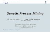 faculteit technologie management Genetic Process Mining Wil van der Aalst Ana Karla Medeiros Ton Weijters Eindhoven University of Technology Department.