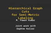 Hierarchical Graph Cuts for Semi-Metric Labeling M. Pawan Kumar Joint work with Daphne Koller.