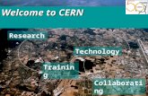 Welcome to CERN Research Training Technology Collaborating.