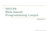 2004 Tau Yenny, SI - Binus M0194 Web-based Programming Lanjut Session 4.