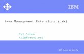 IBM Labs in Haifa Java Management Extensions (JMX) Tal Cohen tal@forum2.org.