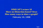 Marti Hearst SIMS 247 SIMS 247 Lecture 10 More on Distortion-based Views How many ways to show a graph? February 19, 1998.