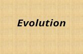 Evolution.  Change over time  Process by which modern organisms have descended from ancient organisms.