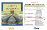Mar. 2007Computer Architecture, Memory System DesignSlide 1 Part V Memory System Design.
