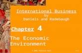 © 2001 Prentice Hall4-1 International Business by Daniels and Radebaugh Chapter 4 The Economic Environment.