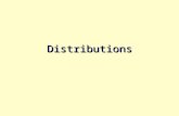 Distributions. Basic Model for Distributions of Distinct Objects The following problems are equivalent: Distributing n distinct objects into b distinct.