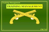 Training Management FM 7-0 1 TRAINING MANAGEMENT.