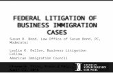 Susan R. Bond, Law Office of Susan Bond, PC, Moderator Leslie K. Dellon, Business Litigation Fellow, American Immigration Council Steven A. Sklar, Pusin.