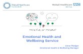 Emotional Health and Wellbeing Service Anne Pledger Emotional Health & Wellbeing Manager.