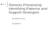 Sensory Processing: Identifying Patterns and Support Strategies by Winnie Dun Chapter 6.