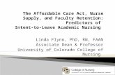 Linda Flynn, PhD, RN, FAAN Associate Dean & Professor University of Colorado College of Nursing.