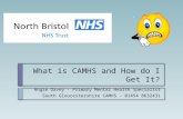 What is CAMHS and How do I Get It? Angie Davey – Primary Mental Health Specialist South Gloucestershire CAMHS - 01454 8632431.