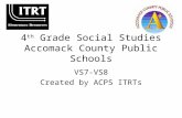 4 th Grade Social Studies Accomack County Public Schools VS7-VS8 Created by ACPS ITRTs.