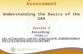 Georgia Alternate Assessment Understanding the Basics of the GAA Session 2 Recording:  CA230CD4429E&sid=2012003.