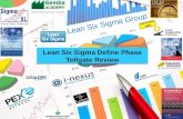 Lean Six Sigma Group Lean Six Sigma Define Phase Tollgate Review.