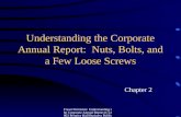 Fraser/Ormiston: Understanding the Corporate Annual Report (C) 2002 Prentice Hall Business Publishing Understanding the Corporate Annual Report: Nuts,