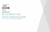 Citrix Service Provider Program Go-to-Market and Launch Planning Guide.