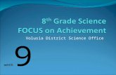 Volusia District Science Office week 9. SC.6.N.2.2 – Knowledge and Theories Modern scientists are conducting new experiments to answer questions that.