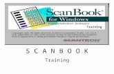 S C A N B O O K Training. INSTALLING SCAN BOOK Installation: I Scan Book Insert the installation CD into your Cd-Rom drive. Click Start then Run. Type.