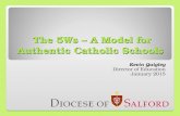 The 5Ws – A Model for Authentic Catholic Schools Kevin Quigley Director of Education January 2015 1.