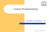 D Nagesh Kumar, IIScOptimization Methods: M3L4 1 Linear Programming Simplex method - II.