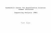 Vanderbilt Center for Quantitative Sciences Summer Institute Sequencing Analysis (DNA) Yan Guo.