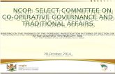 NCOP: SELECT COMMITTEE ON CO-OPERATIVE GOVERNANCE AND TRADITIONAL AFFAIRS BRIEFING ON THE FINDINGS OF THE FORENSIC INVESTIGATION IN TERMS OF SECTION 106.