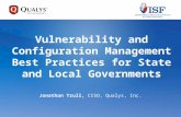 Vulnerability and Configuration Management Best Practices for State and Local Governments Jonathan Trull, CISO, Qualys, Inc.
