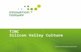 TINC Silicon Valley Culture. What You’re Here To Learn 2 The business culture in Silicon Valley Do’s and Don’ts about doing business Things to know about.