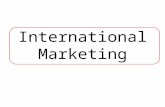 International Marketing. Introduction International marketing is defined as the performance of business activities designed to plan, price, promote, and.
