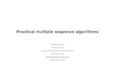 Practical multiple sequence algorithms Sushmita Roy BMI/CS 576  Sushmita Roy sroy@biostat.wisc.edu Sep 23rd, 2014.