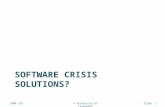 SOFTWARE CRISIS SOLUTIONS? © University of LiverpoolCOMP 319slide 1.