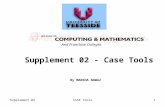 Supplement 02CASE Tools1 Supplement 02 - Case Tools And Franchise Colleges By MANSHA NAWAZ.