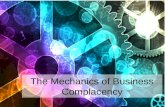 The Mechanics of Business Complacency. Complacency Defined.