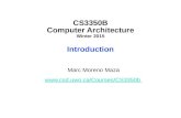 CS3350B Computer Architecture Winter 2015 Introduction Marc Moreno Maza .