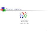 1 Status Update Chris Rogers Analysis PC 20th April 06.