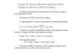 Chapter 10 ordinary differential equations (ODEs) Chapter 11 systems of ODEs (6 th edition)
